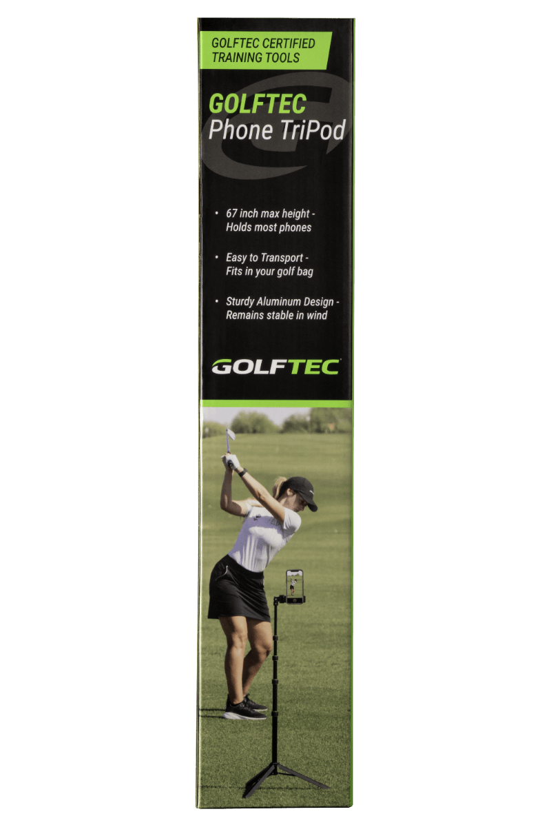 Easy to transport GOLFTEC phone tripod